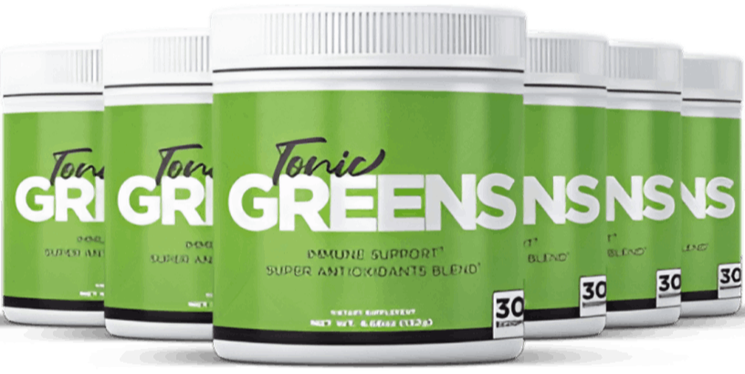 Order 3 or 6 bottles of TonicGreens with free shipping and bonus 96 percent of customers choose 6 bottles