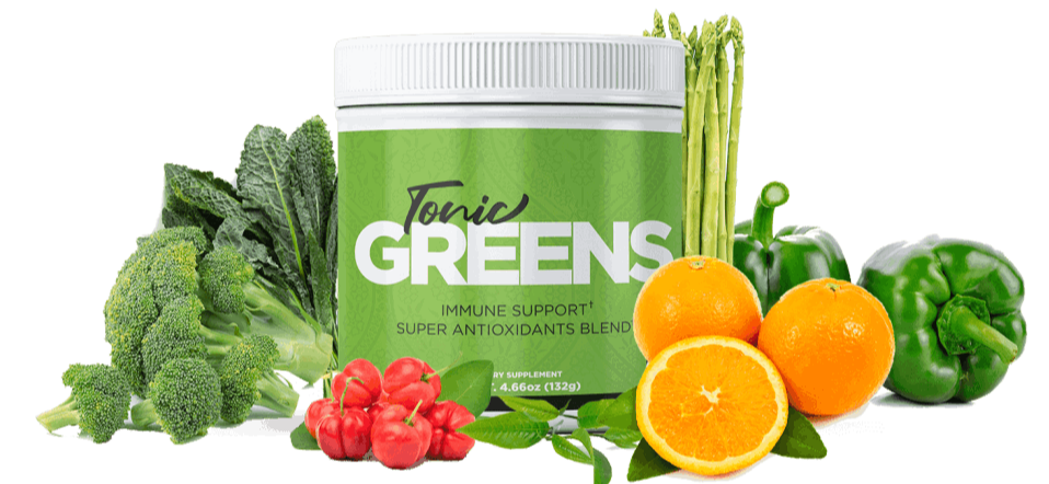 Order TonicGreens 3 or 6 bottles now with free shipping and bonus recommended 6 bottle option